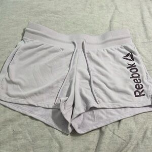 Lilac Reebok Shorts, Medium